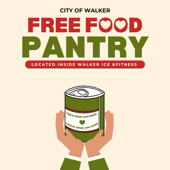 Cartoon hands holding cartoon can of food