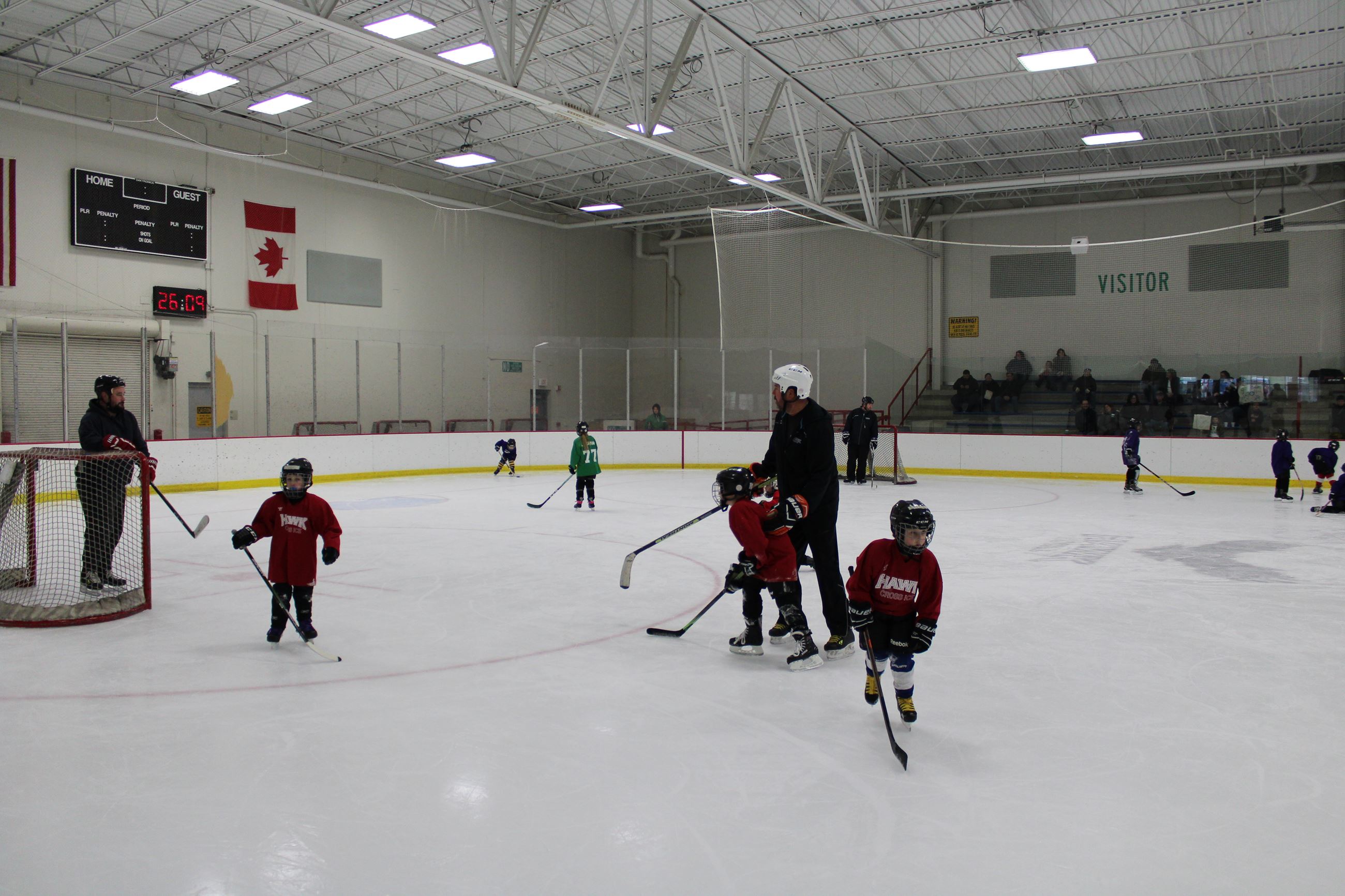 Cross Ice Small area game